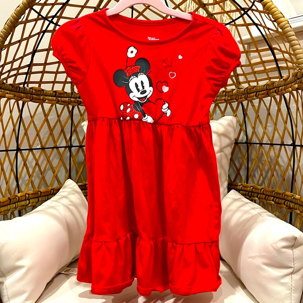 Girls Minnie Mouse dress- size 4